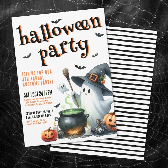 Kids Costume Halloween Party Invitation (Kids Costume Halloween Party Invitation)