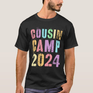 Kids cousin camp 2024 family vacation crew summer T-Shirt