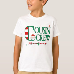 Kids Cousin Crew Christmas Shirt Santa Shirt
