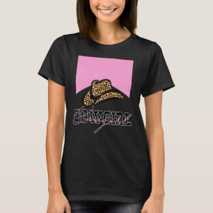 Kids Cowgirl Western Boots Hat Spurs Girls Youth C T-Shirt
