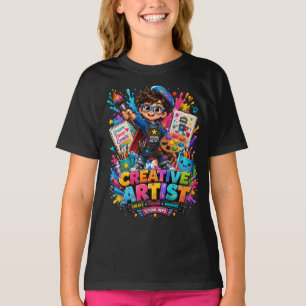 Kids Creative Artist Art Lover T-Shirt