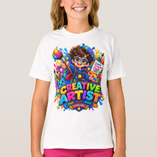 Kids Creative Artist Art Lover T-Shirt
