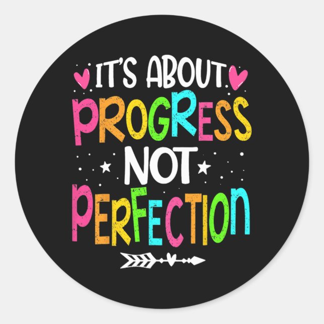 Kids Crew Staar Test Day State Testing Day Monitor Classic Round Sticker (Front)