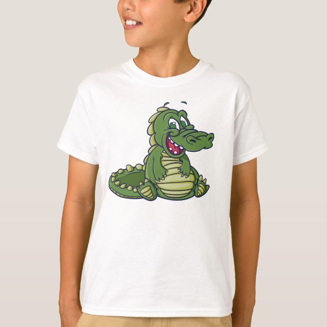 Kids Crocodile T Shirt (Front)