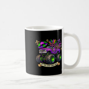 Kids Crush Mardi Gras Toddler Truck Funny Monster Coffee Mug