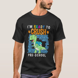 Kids Crush Preschool First Day Of Pre-School Toddl T-Shirt