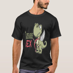 Kids Cupidsaurus Rex Valentines Day Funny Dinosaur T-Shirt