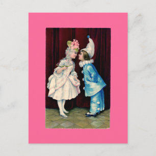 Kids Curtsy CHANGE COLOR ~ Postcard / Invitations