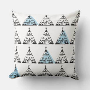 Kids Cushions - Blue Teepee