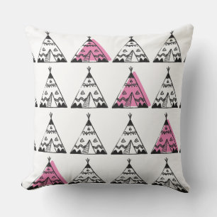 Kids Cushions - Pink Teepee