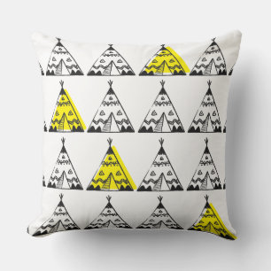 Kids Cushions - Yellow Teepee