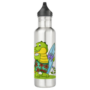 Kids Custom Alligator Stainless Steel Water Bottl 710 Ml Water Bottle