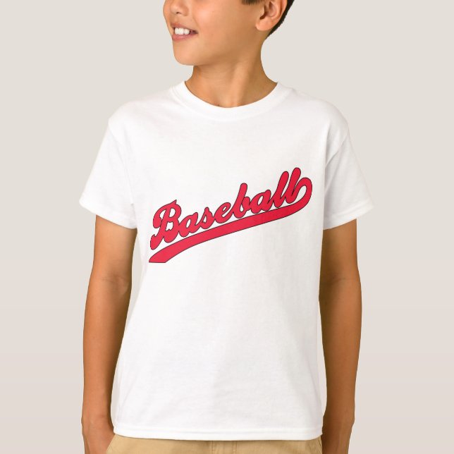 Kids Custom Baseball T-Shirt (Front)