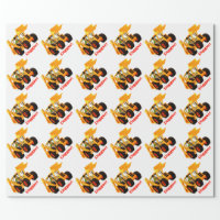Christmas Dump Truck Construction Trucks Wrapping Paper, Zazzle