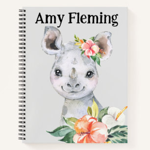 Kids Customised Rhino Sketch Notebook