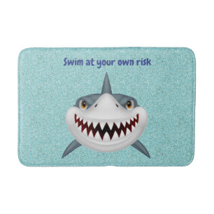 Kids Customised Shark Bath Mat