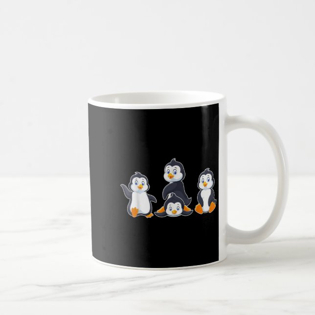 Kids Cute Animal Penguin  Coffee Mug (Right)
