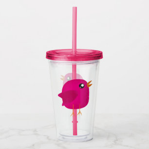 Kids cute birdy  acrylic tumbler