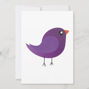 Kids cute birdy announcement