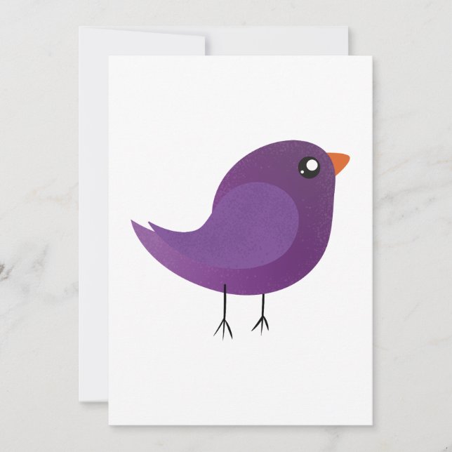 Kids cute birdy   announcement (Front)