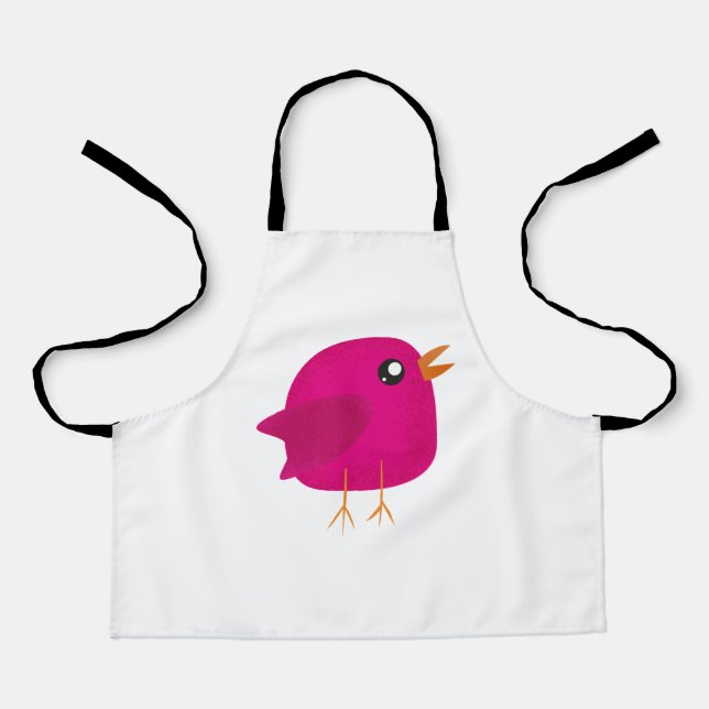 Kids cute birdy  apron (Front)