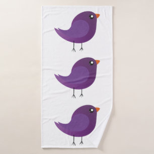 Kids cute birdy   bath towel