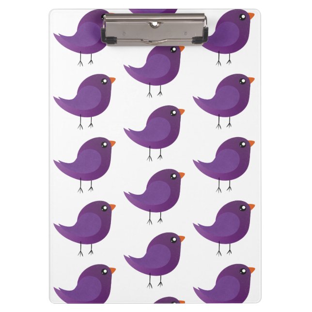 Kids cute birdy  clipboard (Front)