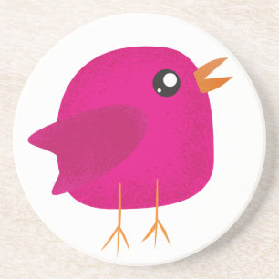 Kids cute birdy coaster