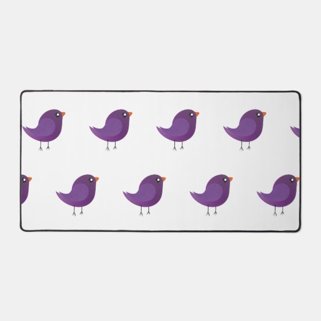 Kids cute birdy  desk mat (Front)