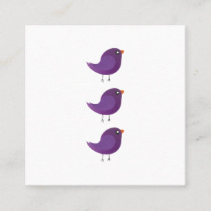 Kids cute birdy discount card