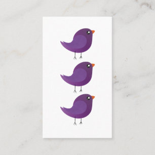 Kids cute birdy discount card