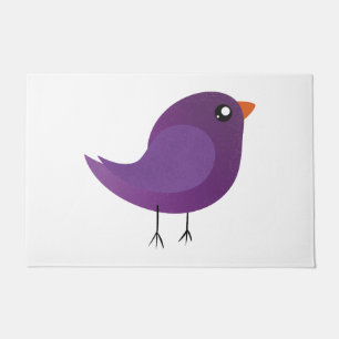 Kids cute birdy doormat
