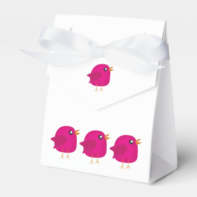 Kids cute birdy  favour box (Front Side)