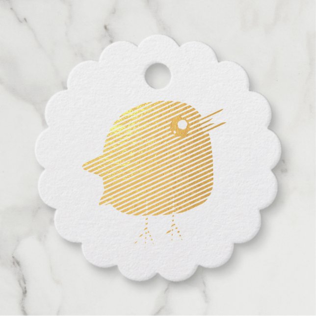 Kids cute birdy  favour tags (Front)