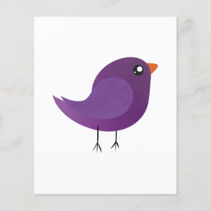 Kids cute birdy flyer