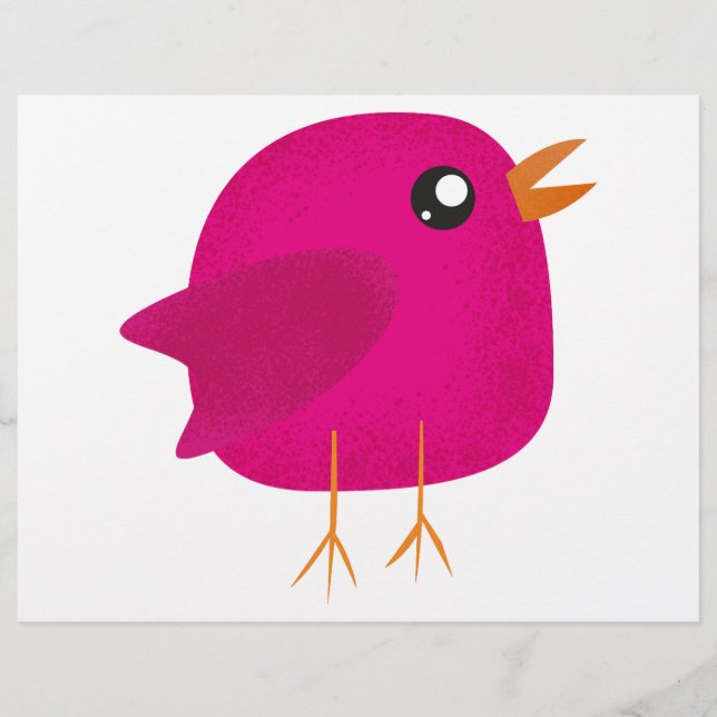 Kids cute birdy    flyer (Front)