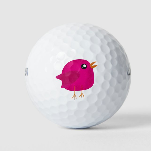 Kids cute birdy   golf balls (Front)