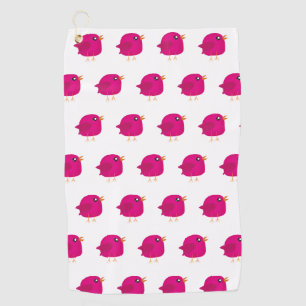 Kids cute birdy    golf towel