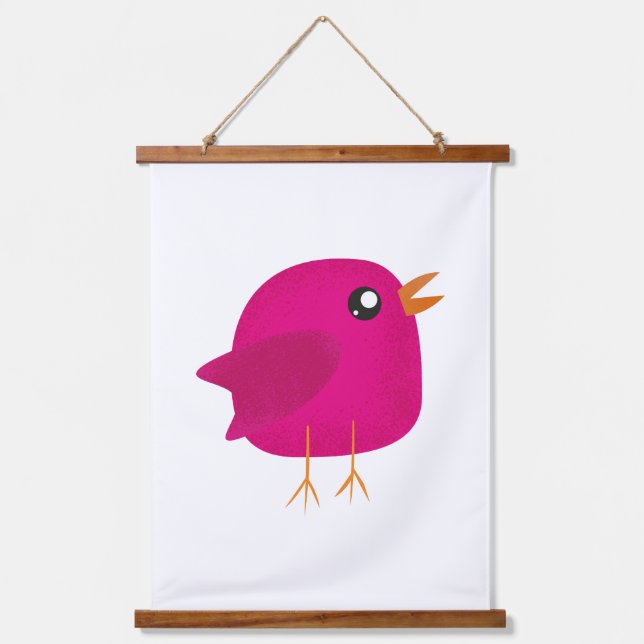 Kids cute birdy   hanging tapestry (Front)