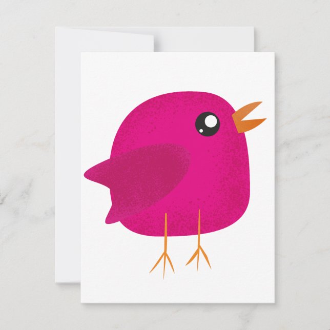 Kids cute birdy  holiday card (Front)