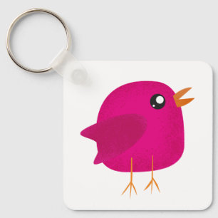 Kids cute birdy key ring