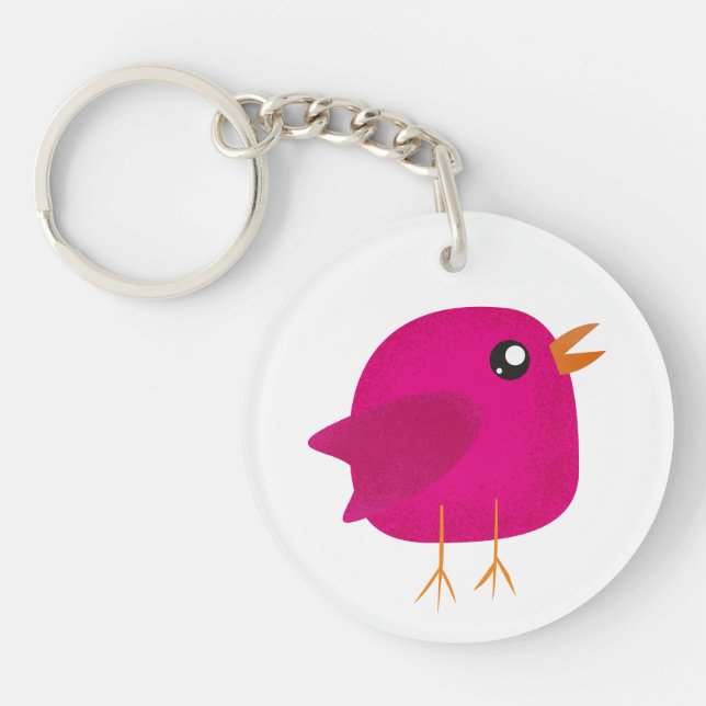 Kids cute birdy  key ring (Front)