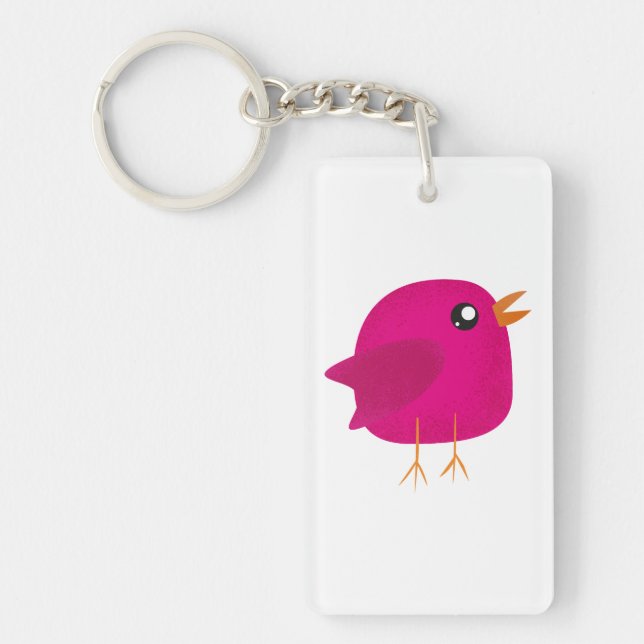 Kids cute birdy  key ring (Front)