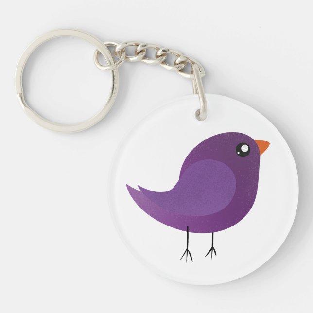 Kids cute birdy  key ring (Front)