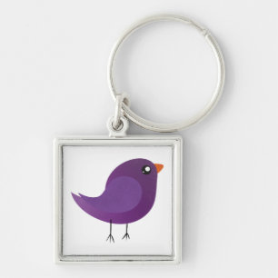 Kids cute birdy key ring