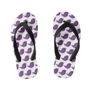 Kids cute birdy  kid's flip flops