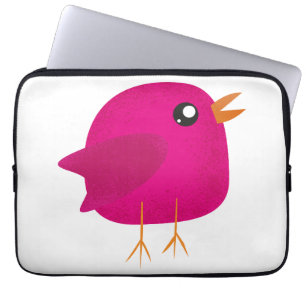 Kids cute birdy   laptop sleeve