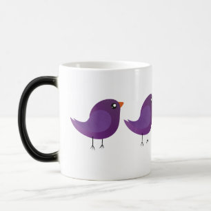 Kids cute birdy  magic mug