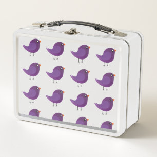 Kids cute birdy  metal lunch box
