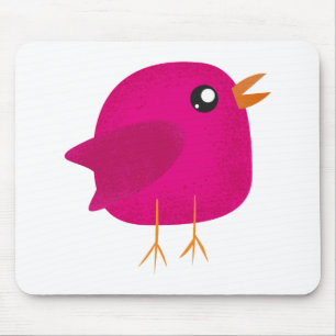 Kids cute birdy mouse mat